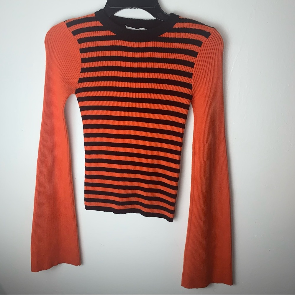 LF SEEK The Label Stripe Sweater